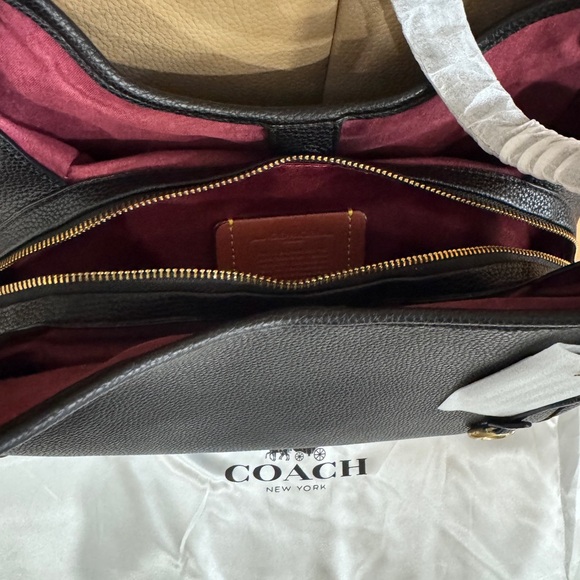 Coach Lori Black Shoulder Bag NWOT Retail $495 Everything Included - Picture 4 of 7